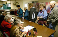 Voters November 2, 2004... a C-T photo